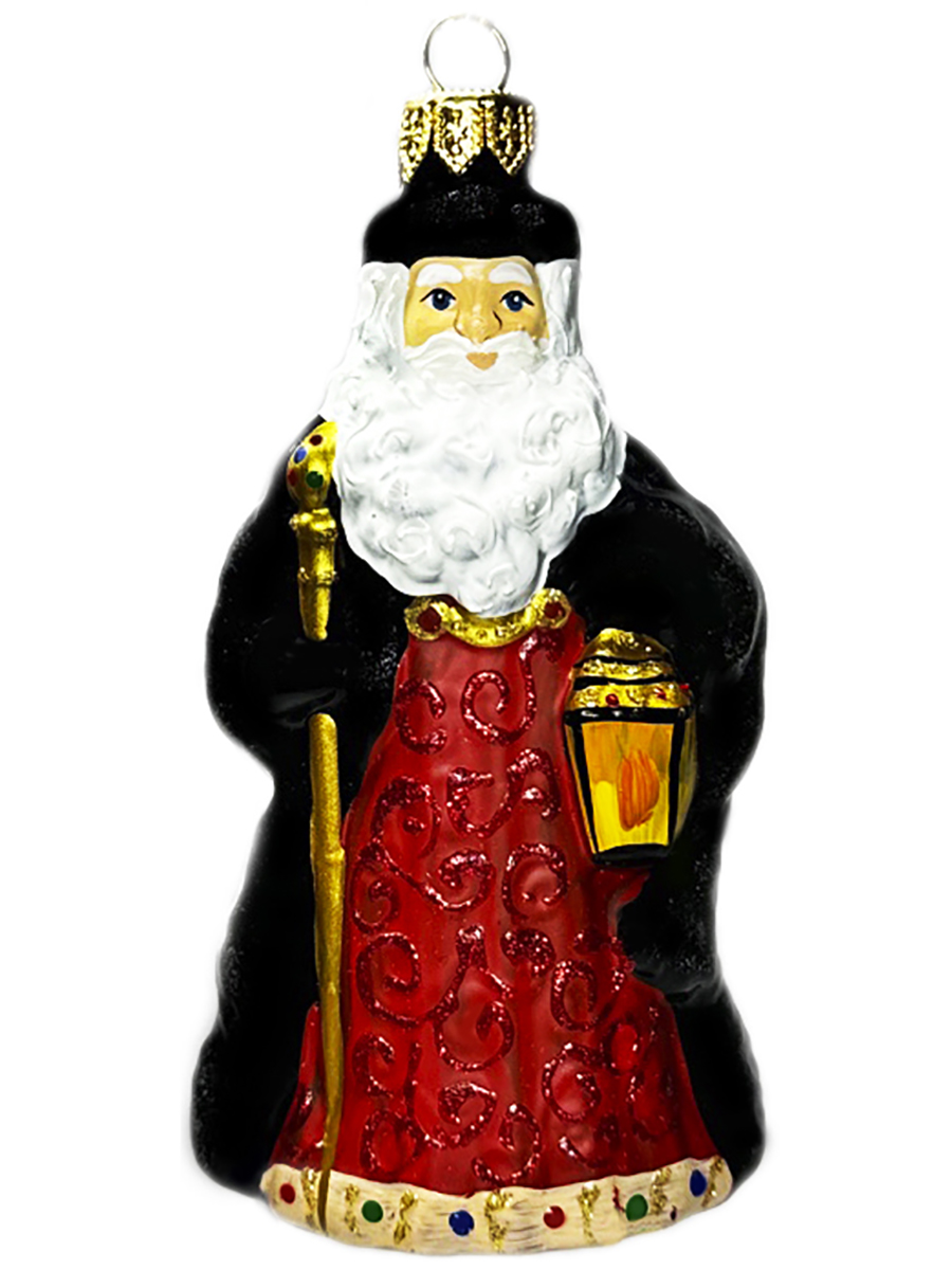 Елочное украшение Дед Мороз с фонарем 161522904